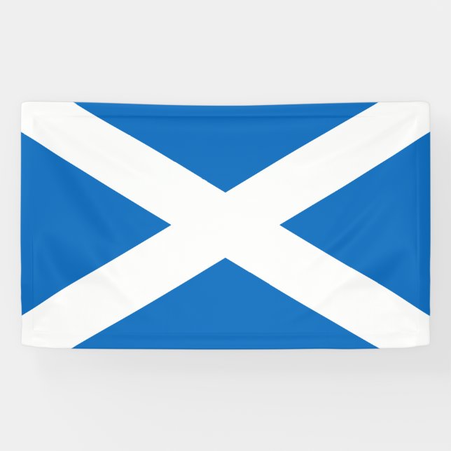 Banderoles Drapeau écossais patriotique écossais (Horizontal)
