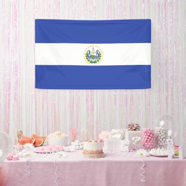 Banderoles Drapeau El Salvador (Fête)