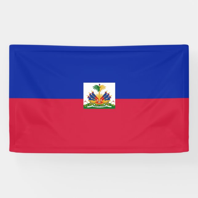Banderoles Drapeau Haïti  (Horizontal)