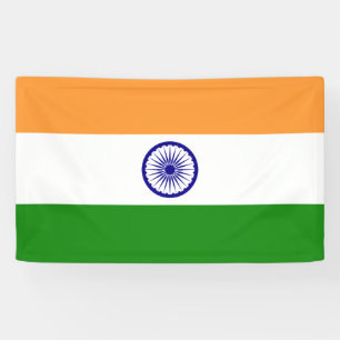 Banderoles Drapeau Inde