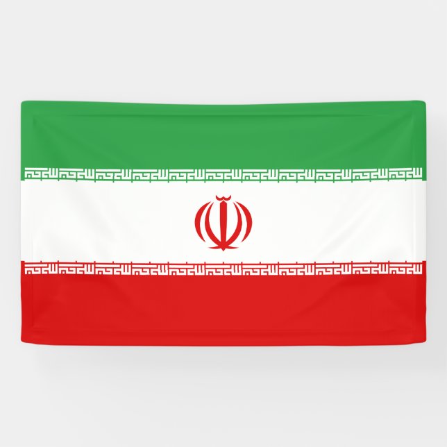 Banderoles Drapeau Iran (Horizontal)