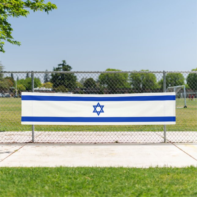 Banderoles Drapeau Israël (En situation)