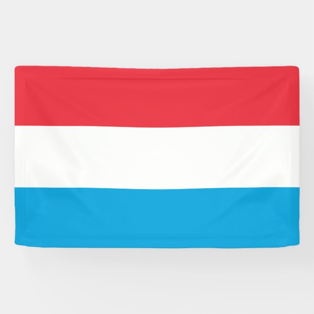 Banderoles Drapeau Luxembourg (Horizontal)