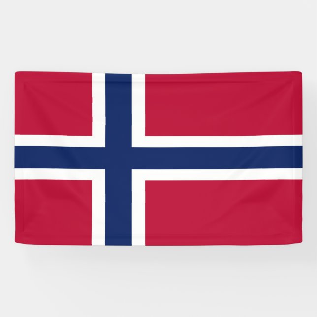 Banderoles Drapeau norvégien (Horizontal)