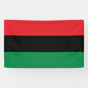Banderoles Drapeau panafricain