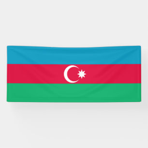 Banderoles Drapeau patriotique azerbaïdjanais