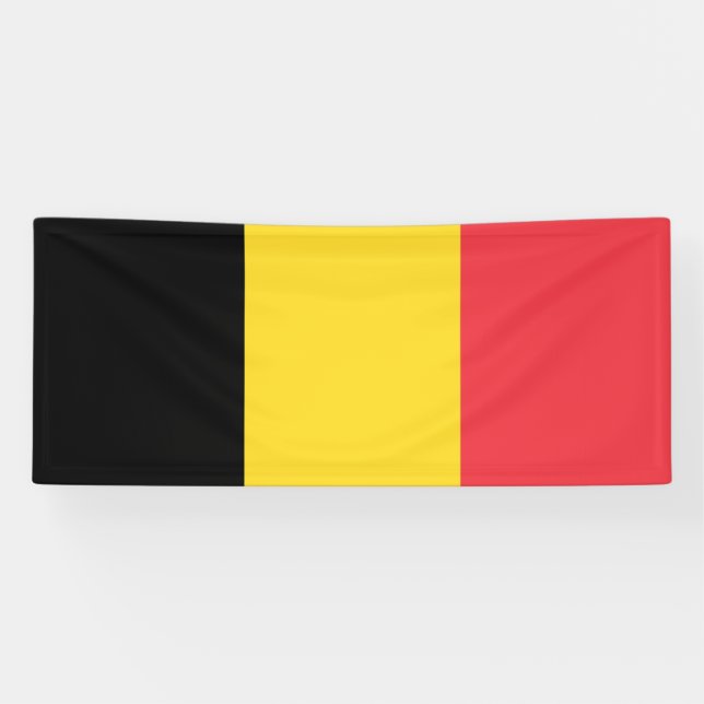 Banderoles Drapeau patriotique belge (Horizontal)