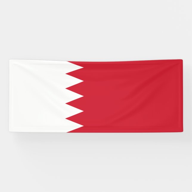 Banderoles Drapeau patriotique de Bahreïn (Horizontal)