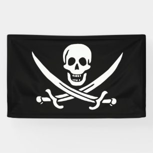 Banderoles Drapeau Pirate Jolly Roger