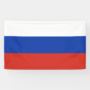 Banderoles Drapeau Russie tricolore