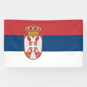 Banderoles Drapeau serbe