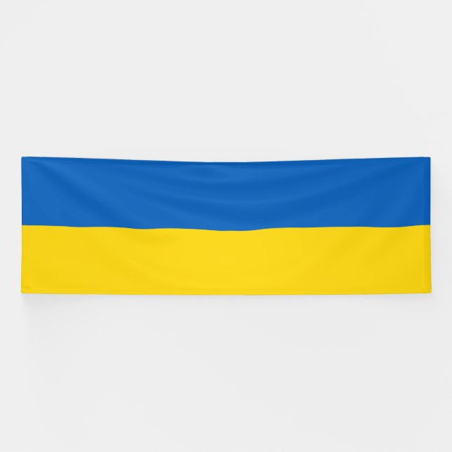 Banderoles Drapeau Ukraine (Horizontal)