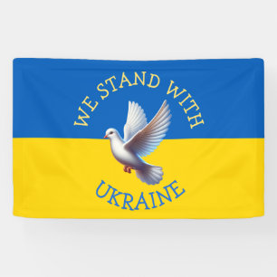 Banderoles Drapeau Ukraine   Je suis avec l'Ukraine