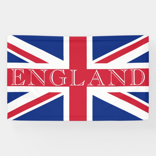 Banderoles Drapeau Union Jack Angleterre (Horizontal)