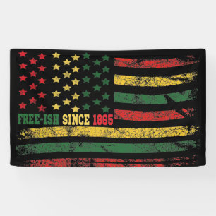 Banderoles Drapeau Vintage libre depuis le dix-septième jour