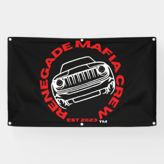 Banderoles Drapeau vinyle de l'équipage de mafia