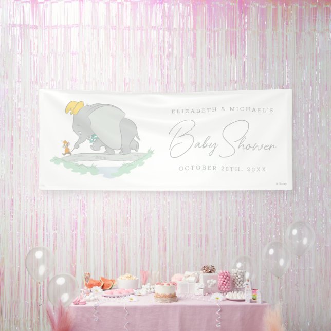 Banderoles Dumbo et Timothy Q. Baby shower (Fête)