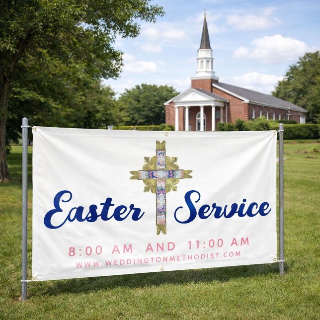 Banderoles Easter Service Church Banner (Créateur téléchargé)