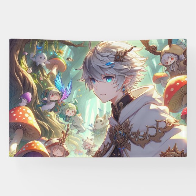 Banderoles Échos des Coeurs d'Elven (Horizontal)