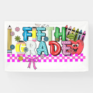 Banderoles école de typographie de cinquième année