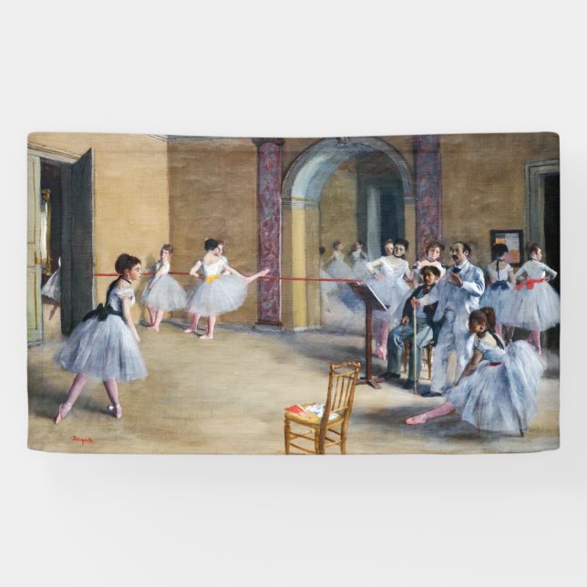Banderoles Edgar Degas - Dance Foyer, Opéra rue Le Peletier (Horizontal)