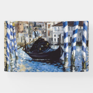 Banderoles Edouard Manet - Grand Canal, Venise