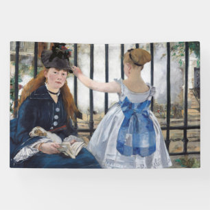 Banderoles Edouard Manet - Le Chemin De Fer