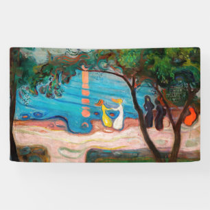 Banderoles Edvard Munch - Danse sur la plage