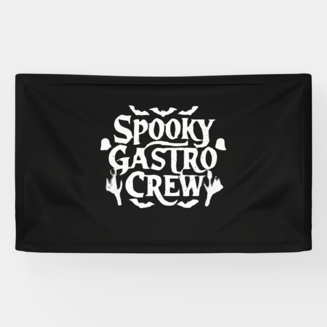 Banderoles Éffrayant Gastro Crew Gastro Nurse Halloween Class (Horizontal)