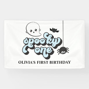 Banderoles Éffrayant Un Halloween 1er Anniversaire