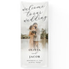 Élégant Moderne Calligraphie Bienvenue Mariage pho