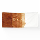 Elégante aquarelle en terre cuite Désert Abstrait