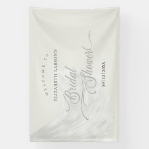 Banderoles Élégante Fête des mariées Mariage douce Beige