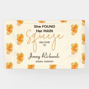 Banderoles Elle A Trouvé Sa Fête des mariées Squeeze