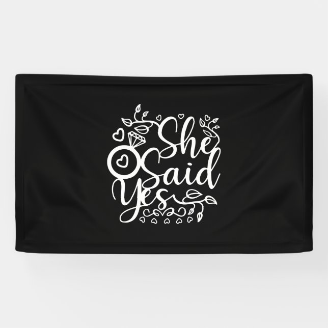 Banderoles  | Elle Dit Oui (Horizontal)