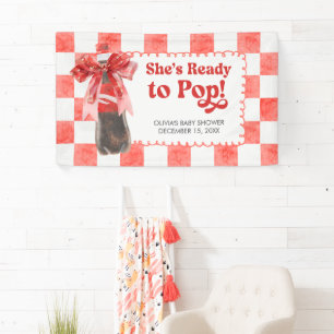 Banderoles Elle est prête à éclore Baby Shower