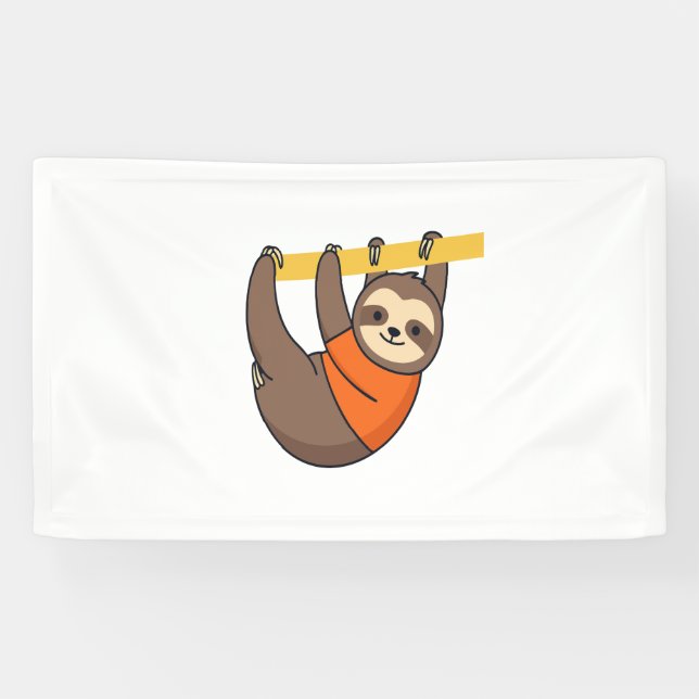 Banderoles Embrassement sur branche avec orange (Horizontal)
