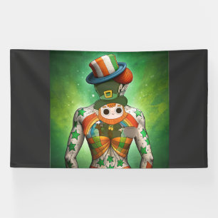 Banderoles Embrassez l'Esprit d'Irlande Saint Patrick's Day