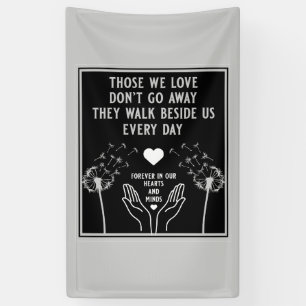 Banderoles En Mémoire Bereavement Et Perdre Photo Impression