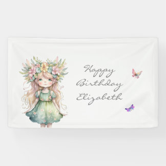 Banderoles Enchanted Forest Fairy