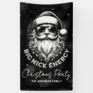Banderoles Énergie Big Nick Santa Noël drôle de Noël Fêtes