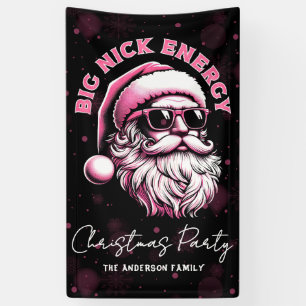 Banderoles Énergie Big Nick Santa Noël drôle de Noël Fêtes
