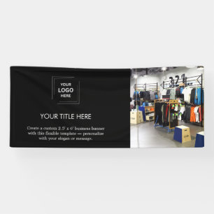 Banderoles Enseigne commerciale Photo promotionnelle modern