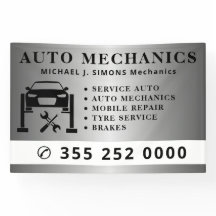 Enseigne de service de réparation automobile profe