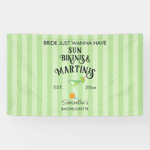 Banderoles Enterre de vie de jeune fille tropicale Piscine Bi