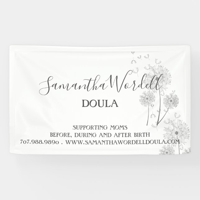Banderoles Entraîneur d'accouchement de la sage-femme Doula (Horizontal)