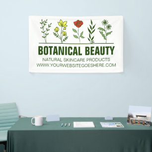 Banderoles Entreprise de soins de peau de spa botanique magni