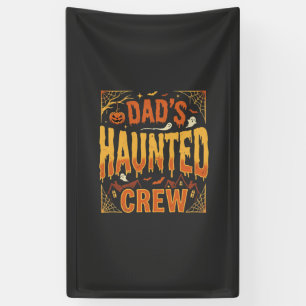 Banderoles Équipe de papa Halloween ensorcelée