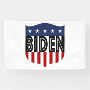 Banderoles étoiles BIDEN et rayures