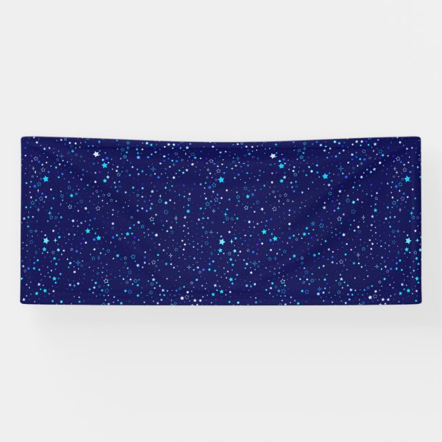 Banderoles Étoiles bleues 2 (Horizontal)
